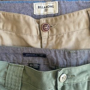 Two mens shorts billabong O’Neil